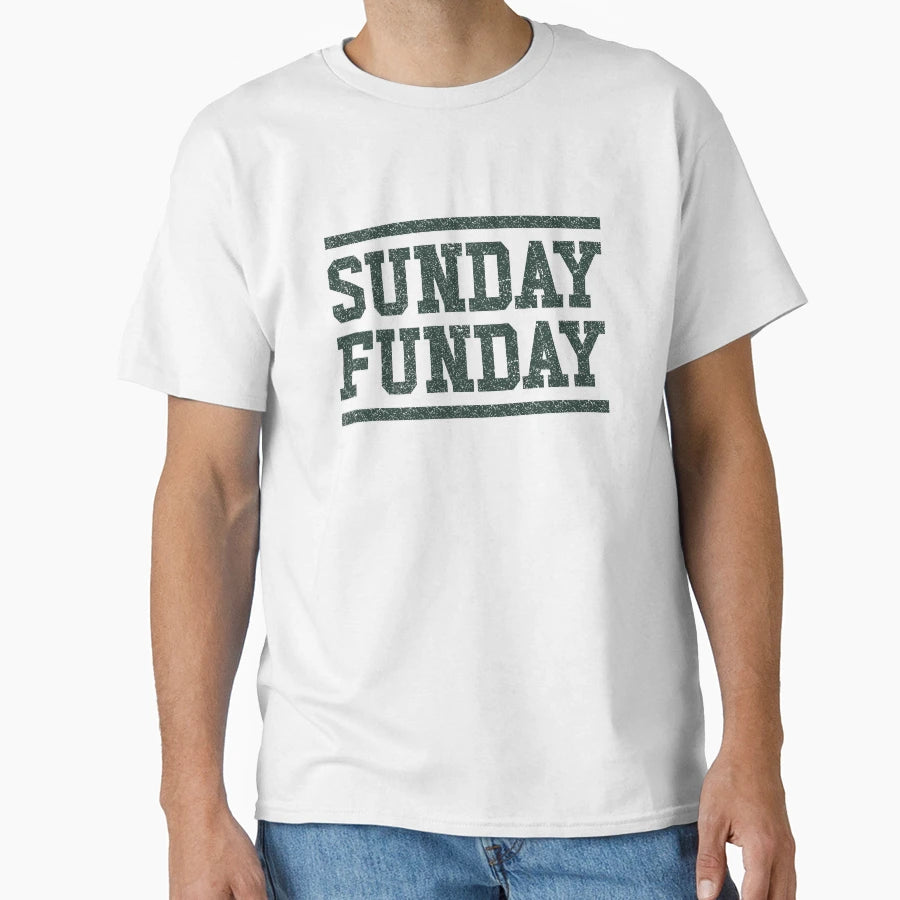 Sunday Funday Jets T-Shirt - Novelty Apparel for Adults - T-Shirt, Sweatshirt, Hoodie