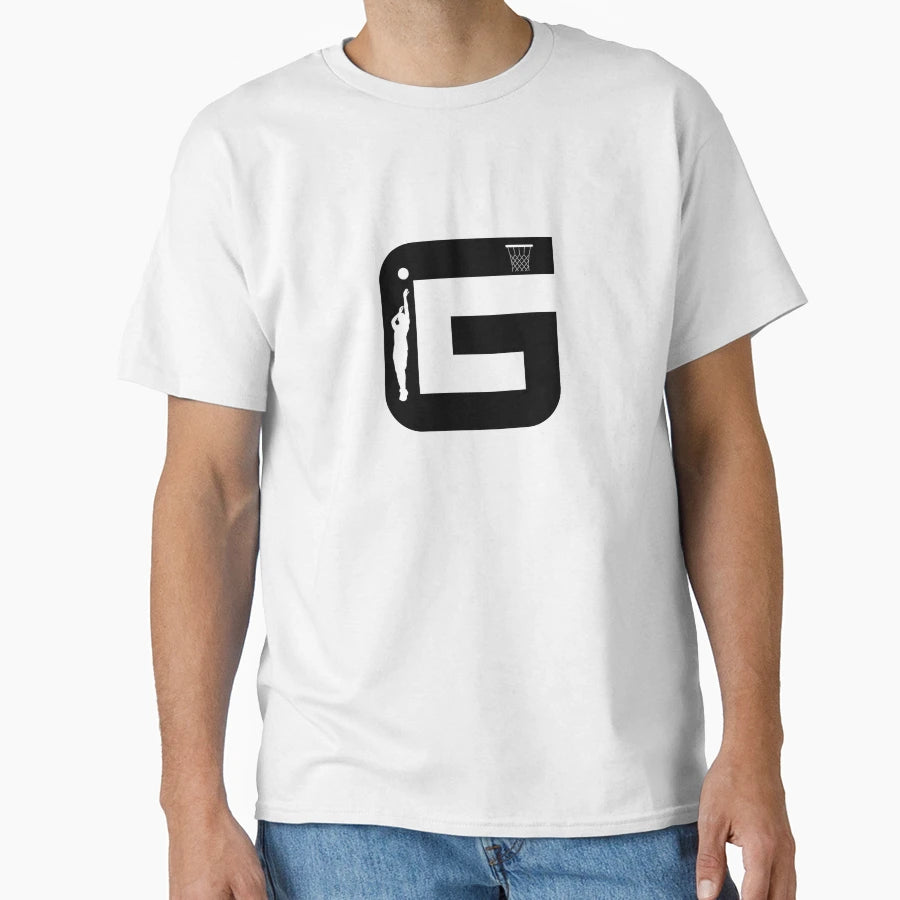 Personalized Basketball Initial G T-Shirt - Custom Art Print Unisex - T-Shirt, Sweatshirt, Hoodie
