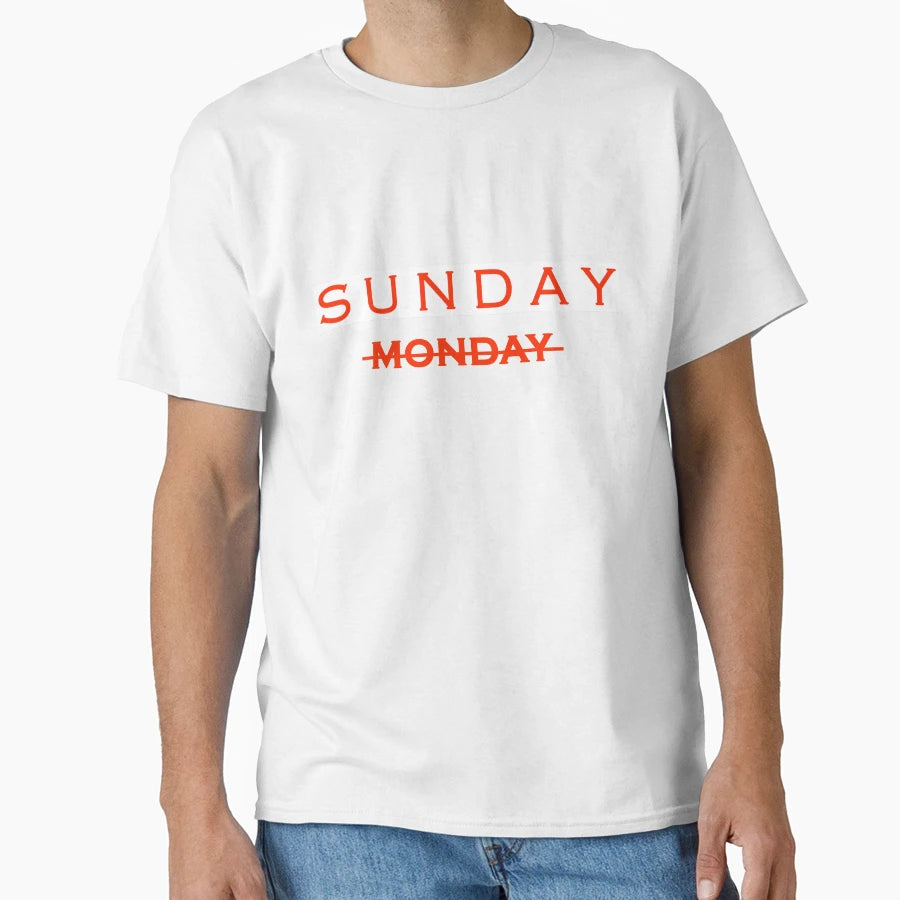 Sunday T-Shirt - Minimalist Print for Adults - T-Shirt, Sweatshirt, Hoodie