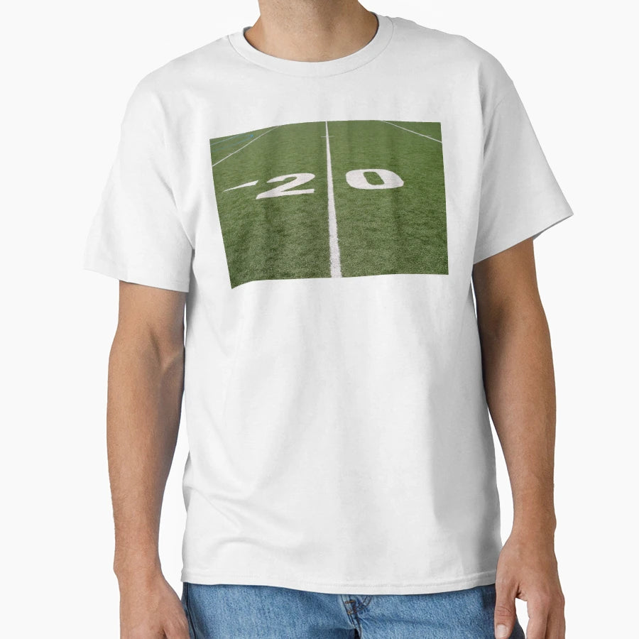 Football Field Twenty T-Shirt - Minimalist Print Men Women - T-Shirt, Sweatshirt, Hoodie