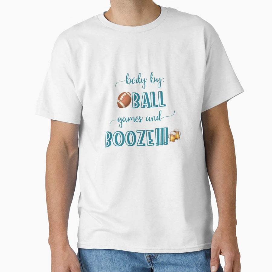 Ball N Booze T-Shirt - Novelty Apparel for Adults - T-Shirt, Sweatshirt, Hoodie