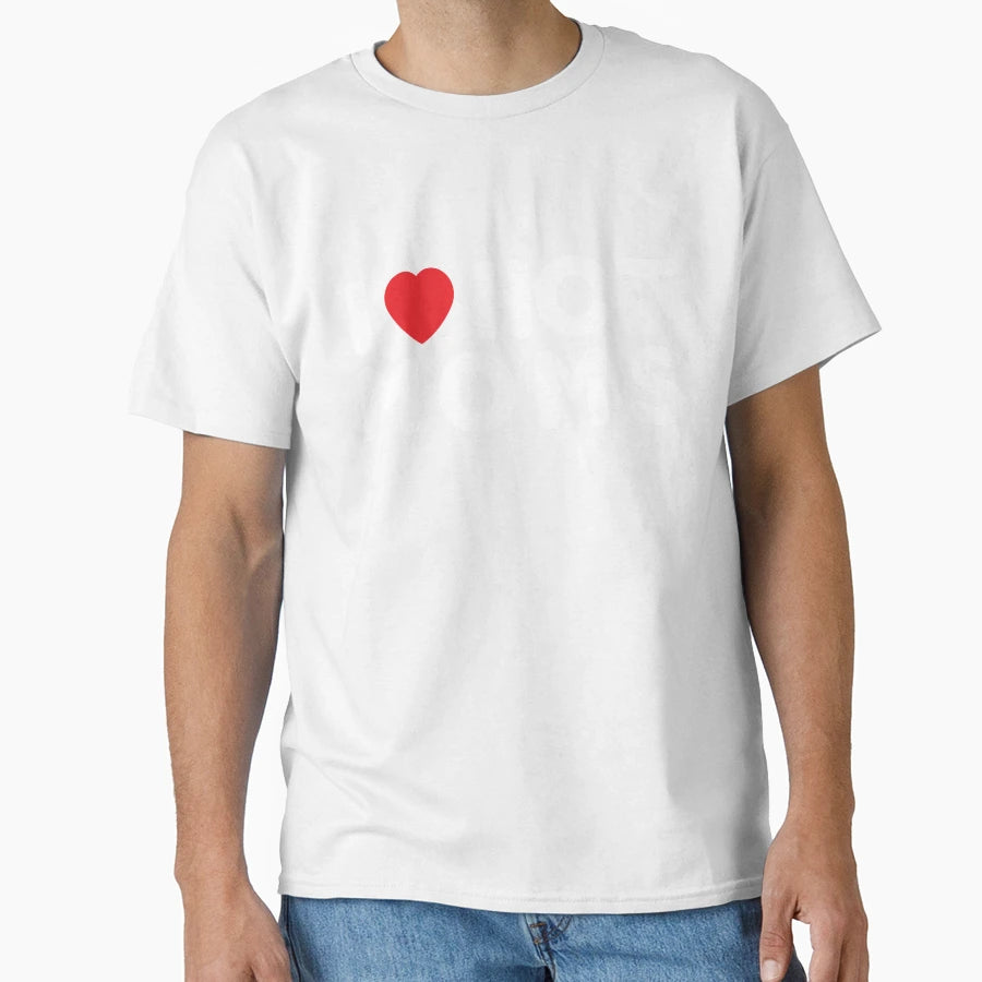 I Love Hot Moms L Funny L Gift Moms T-Shirt - Fun Novelty Design Unisex - T-Shirt, Sweatshirt, Hoodie