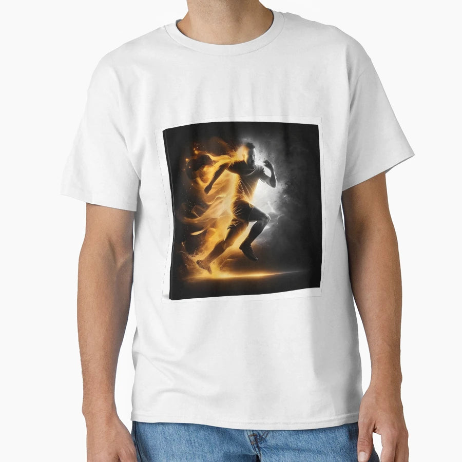 Soccer Player Football Player T-Shirt - Custom Art Print Unisex - T-Shirt, Sweatshirt, Hoodie