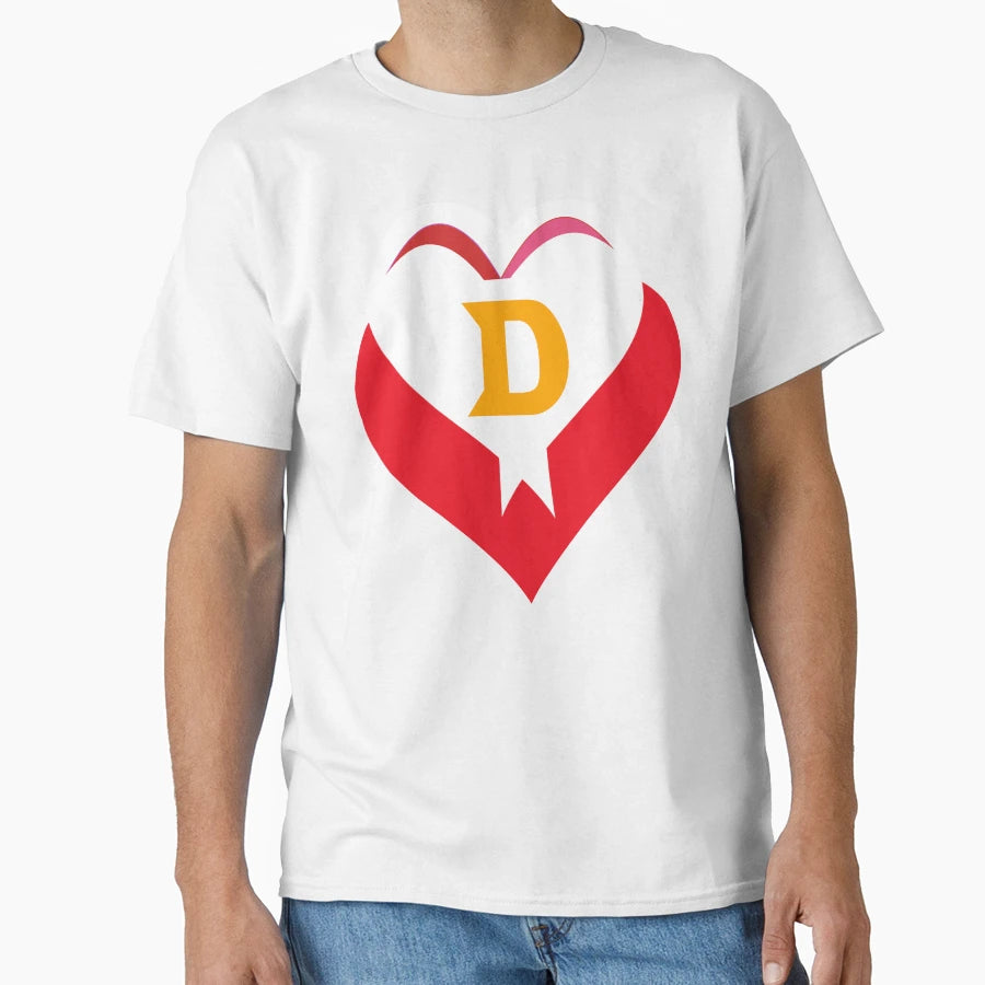 Letter D T-Shirt - Minimalist Print Men Women - T-Shirt, Sweatshirt, Hoodie