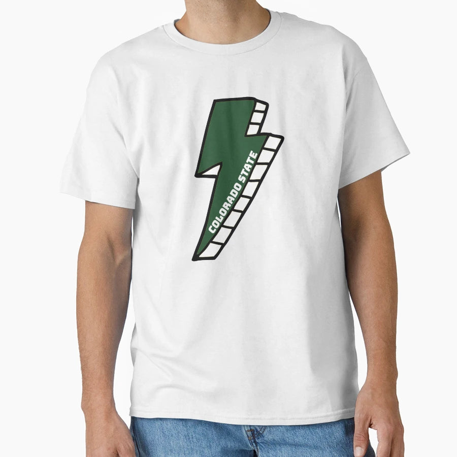 Colorado State Lightning Bolt T-Shirt - Custom Art Print for Adults - T-Shirt, Sweatshirt, Hoodie