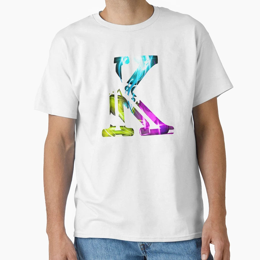 Letter K T-Shirt - Aesthetic Graphic for Adults - T-Shirt, Sweatshirt, Hoodie