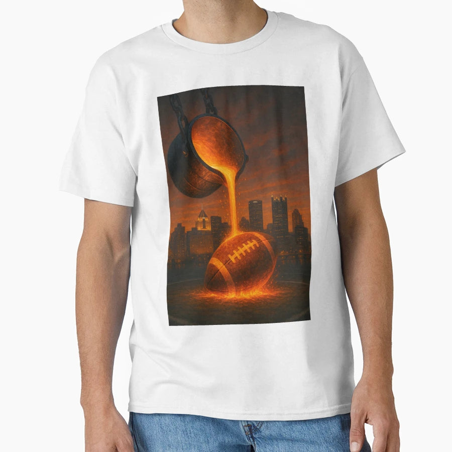Pittsburgh Football V5 T-Shirt - Aesthetic Graphic Unisex - T-Shirt, Sweatshirt, Hoodie