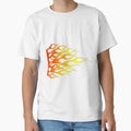 Red Hot Rod Flames T-Shirt - Graphic Print Men Women - T-Shirt, Sweatshirt, Hoodie
