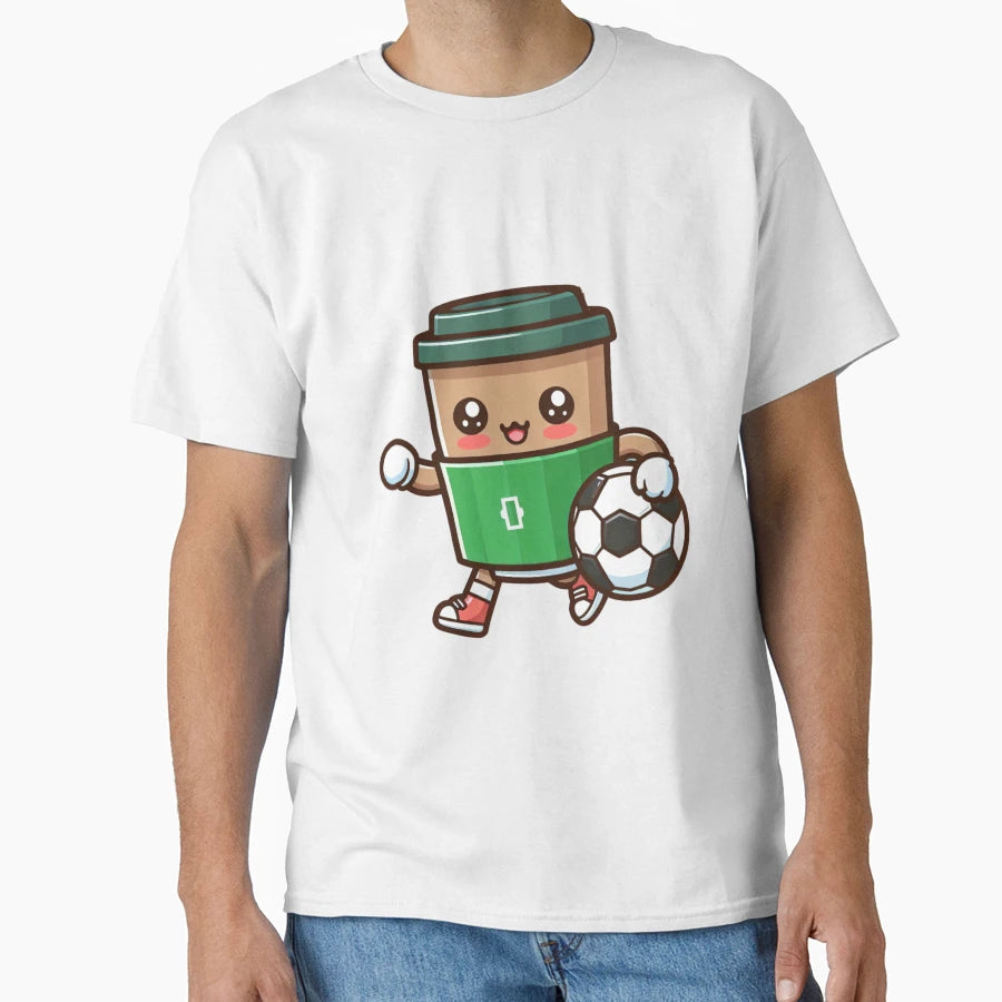 I Love You Both Coffee Football T-Shirt - Trendy Graphic Men Women - T-Shirt, Sweatshirt, Hoodie
