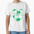 Football Maestro Heart Pulse Football T-Shirt - Unique Graphic Men Women - T-Shirt, Sweatshirt, Hoodie