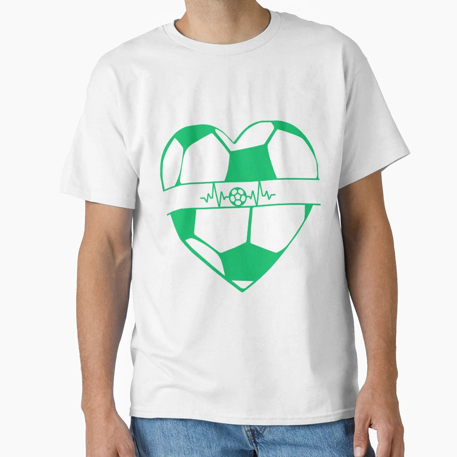 Football Maestro Heart Pulse Football T-Shirt - Unique Graphic Men Women - T-Shirt, Sweatshirt, Hoodie
