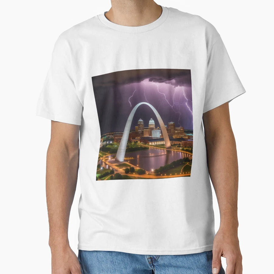 Iconic World Landmarks During T-Shirt - Minimalist Print Men Women - T-Shirt, Sweatshirt, Hoodie