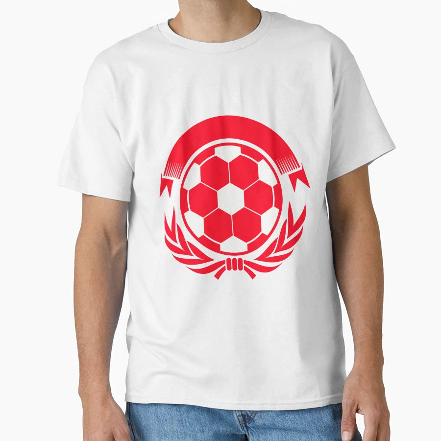 Football Red Winner Ball Football Ball T-Shirt - Novelty Apparel Unisex - T-Shirt, Sweatshirt, Hoodie