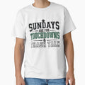 Sundays Are Touchdowns Trash T-Shirt - Casual Everyday Wear for Adults - T-Shirt, Sweatshirt, Hoodie