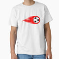 Football Fireball T-Shirt - Aesthetic Graphic Men Women - T-Shirt, Sweatshirt, Hoodie