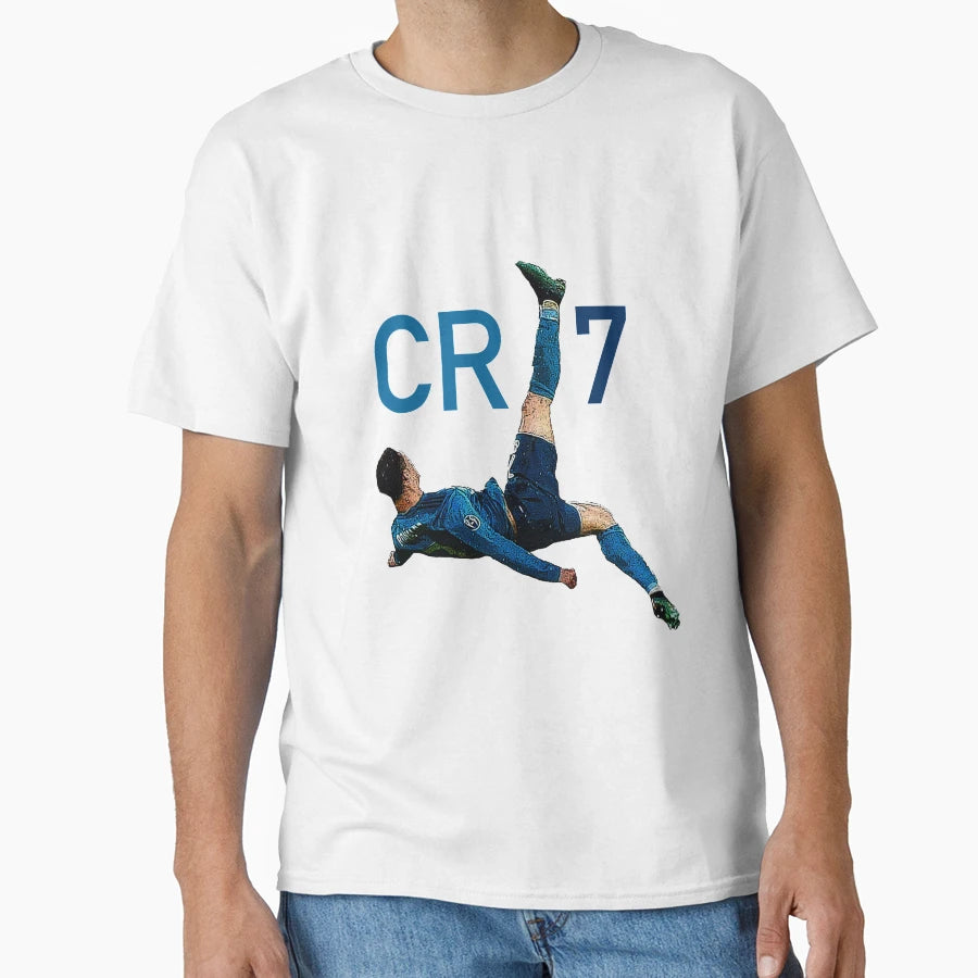 Cristiano Ronaldo Real Madrid Cr7 T-Shirt - Custom Art Print Men Women - T-Shirt, Sweatshirt, Hoodie