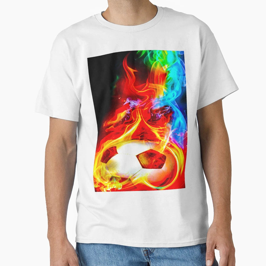 Fwc 1489 Ball Fire T-Shirt - Fun Novelty Design Unisex - T-Shirt, Sweatshirt, Hoodie