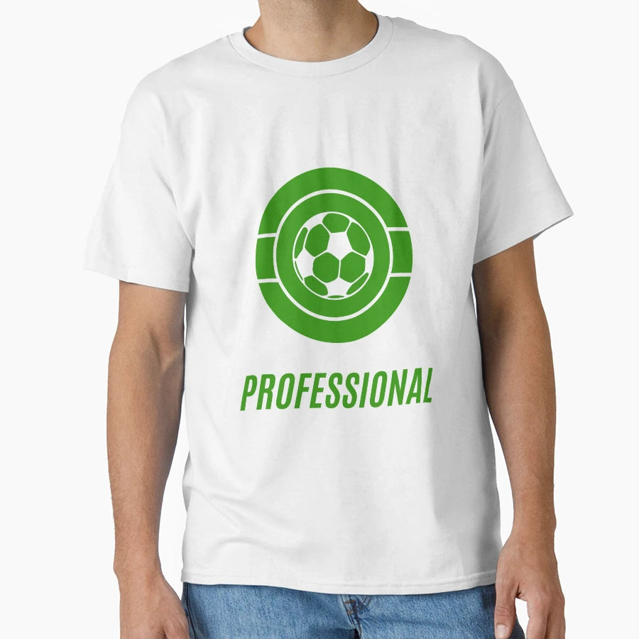 Football Green Professional Ball Soccer T-Shirt - Graphic Print Unisex - T-Shirt, Sweatshirt, Hoodie