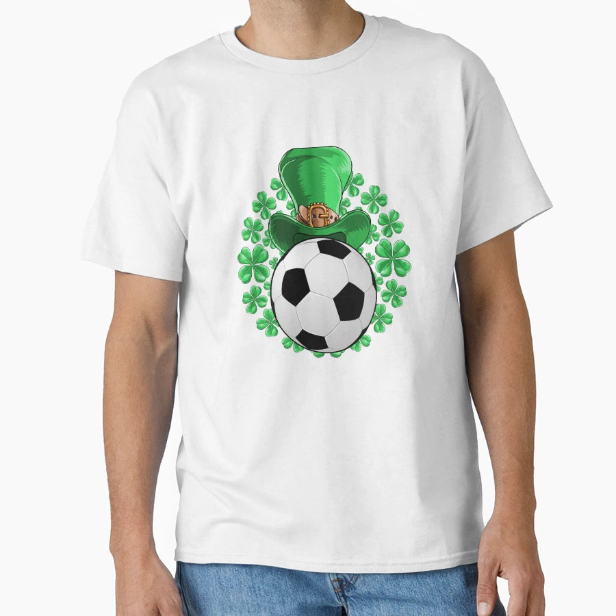 Soccer Saint Patricks Day T-Shirt - Trendy Graphic Unisex - T-Shirt, Sweatshirt, Hoodie
