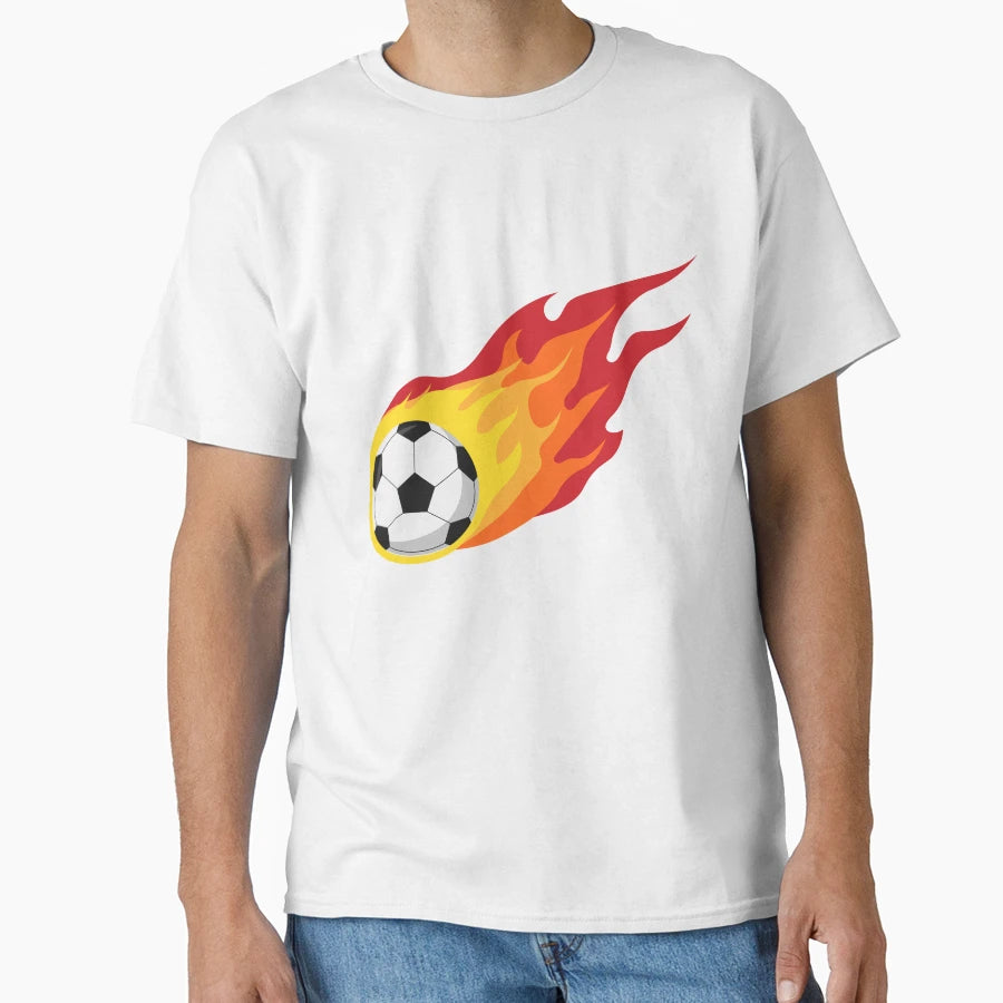 Football Fire Ball Football Ball Getters T-Shirt - Trendy Graphic Unisex - T-Shirt, Sweatshirt, Hoodie