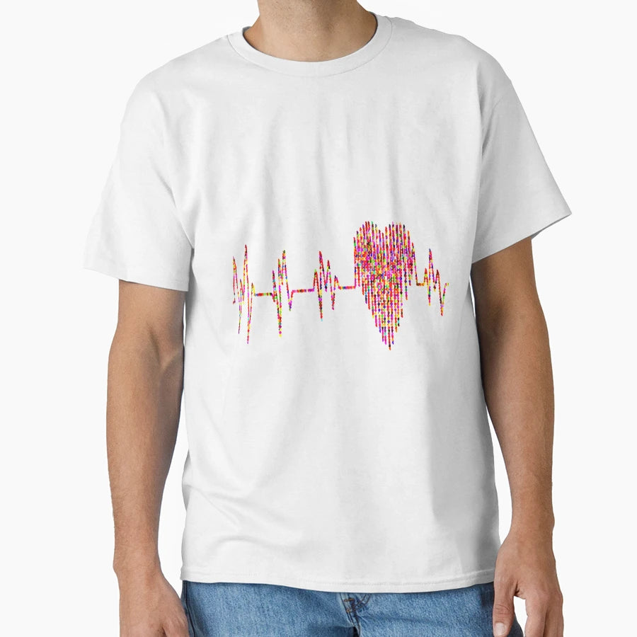 Heart Pulse T-Shirt - Unique Graphic Unisex - T-Shirt, Sweatshirt, Hoodie