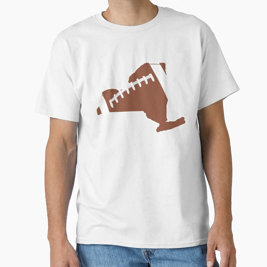 Football New York Fun Football Lover T-Shirt - Minimalist Print Men Women - T-Shirt, Sweatshirt, Hoodie