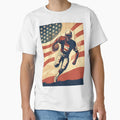 Stars Stripes And Touchdowns T-Shirt - Aesthetic Graphic Unisex - T-Shirt, Sweatshirt, Hoodie