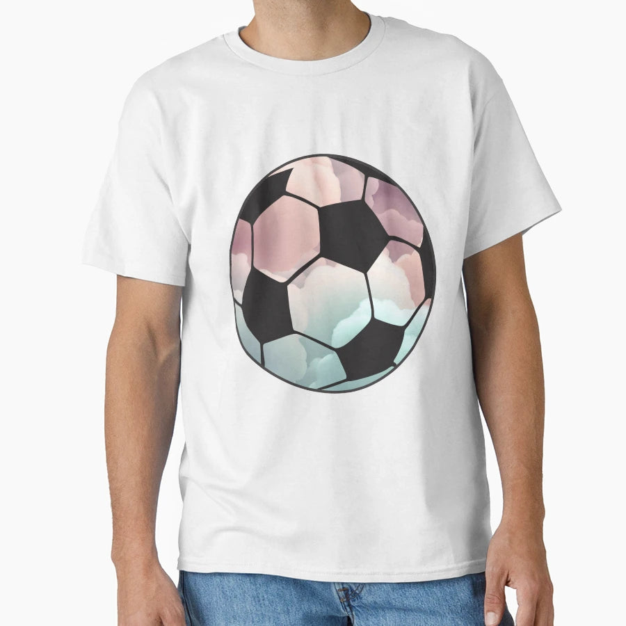 Soccer Ball Football Game Clouds T-Shirt - Streetwear Style Unisex - T-Shirt, Sweatshirt, Hoodie