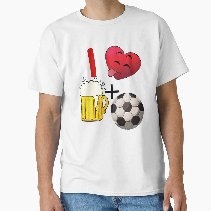 I Love Beer And Football T-Shirt - Fun Novelty Design Men Women - T-Shirt, Sweatshirt, Hoodie