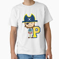 P Is Pirate Educational Illustration T-Shirt - Trendy Graphic Unisex - T-Shirt, Sweatshirt, Hoodie
