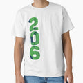 Seattle Wa City Map And 206 Area Code T-Shirt - Fun Novelty Design Unisex - T-Shirt, Sweatshirt, Hoodie