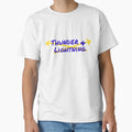 Thunder Lightning T-Shirt - Fun Novelty Design for Adults - T-Shirt, Sweatshirt, Hoodie