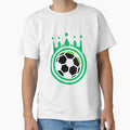 Football Green Crown Ball Football Ball T-Shirt - Streetwear Style Unisex - T-Shirt, Sweatshirt, Hoodie