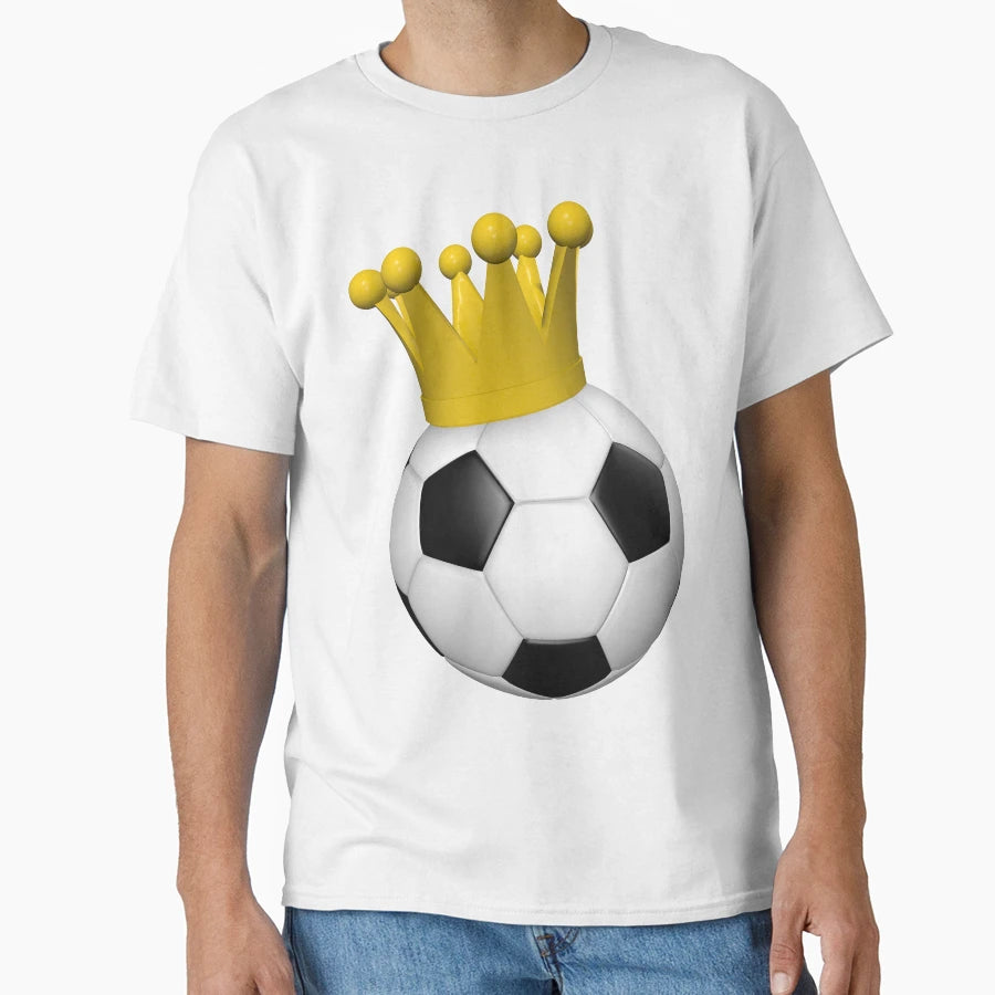 King Football T-Shirt - Custom Art Print Men Women - T-Shirt, Sweatshirt, Hoodie