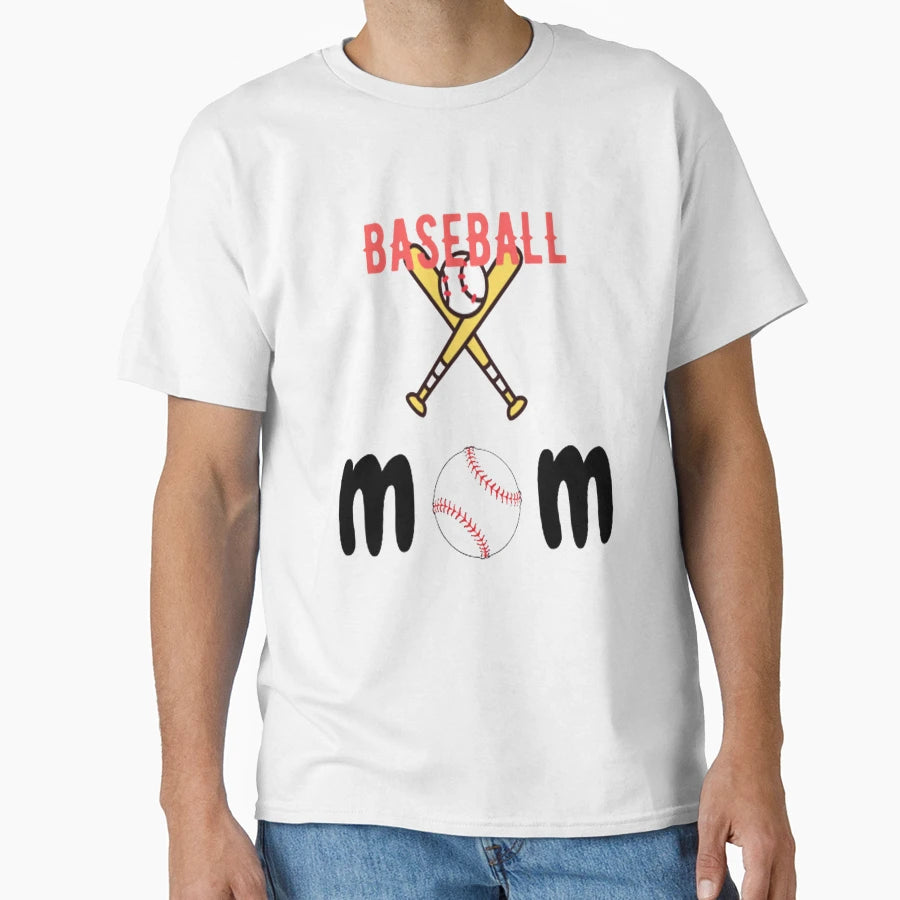 Baseball Mom T-Shirt - Fun Novelty Design for Adults - T-Shirt, Sweatshirt, Hoodie
