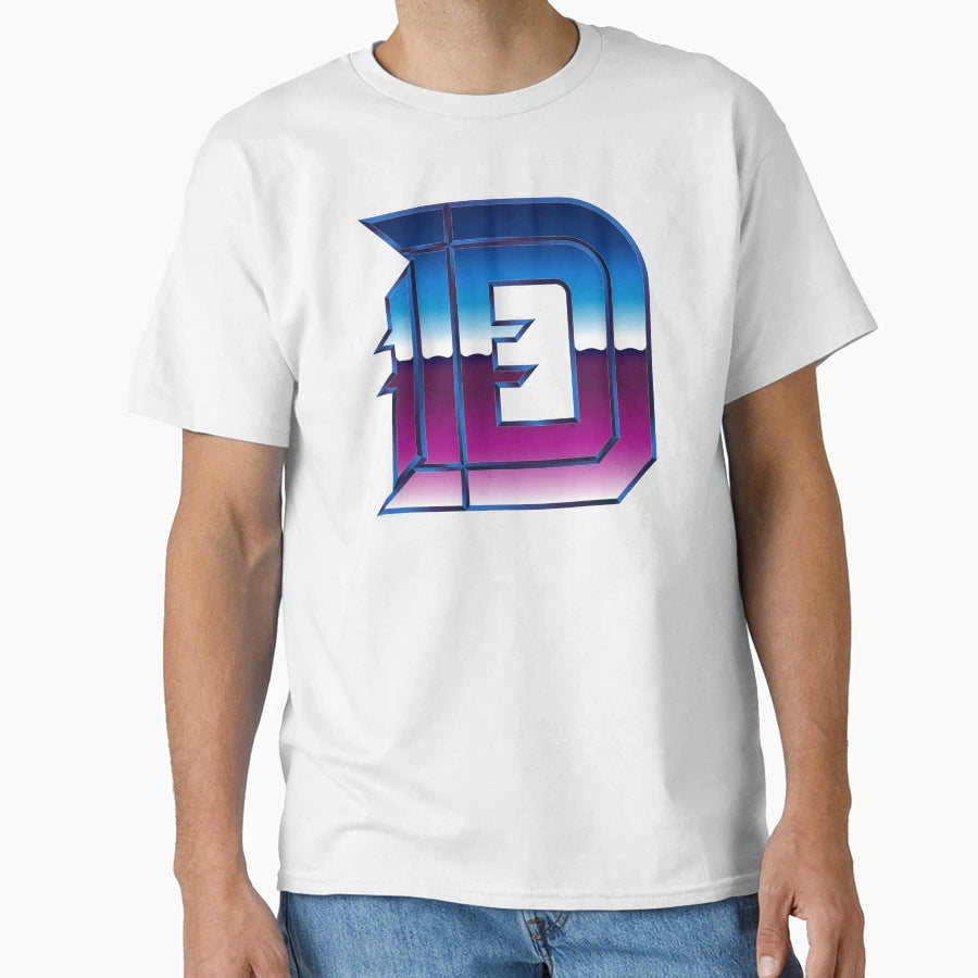 Detroit D Chrome Iv T-Shirt - Graphic Print Men Women - T-Shirt, Sweatshirt, Hoodie