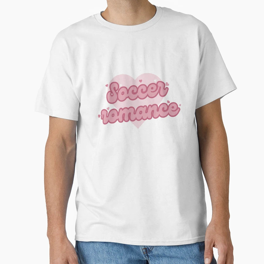 Soccer Romance T-Shirt - Aesthetic Graphic Unisex - T-Shirt, Sweatshirt, Hoodie
