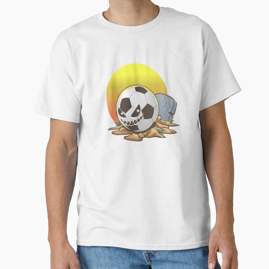 Soccerball Halloween T-Shirt - Unique Graphic Unisex - T-Shirt, Sweatshirt, Hoodie