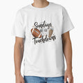 Sundays Are Touchdowns Football Game Day Png T-Shirt - Graphic Print Unisex - T-Shirt, Sweatshirt, Hoodie