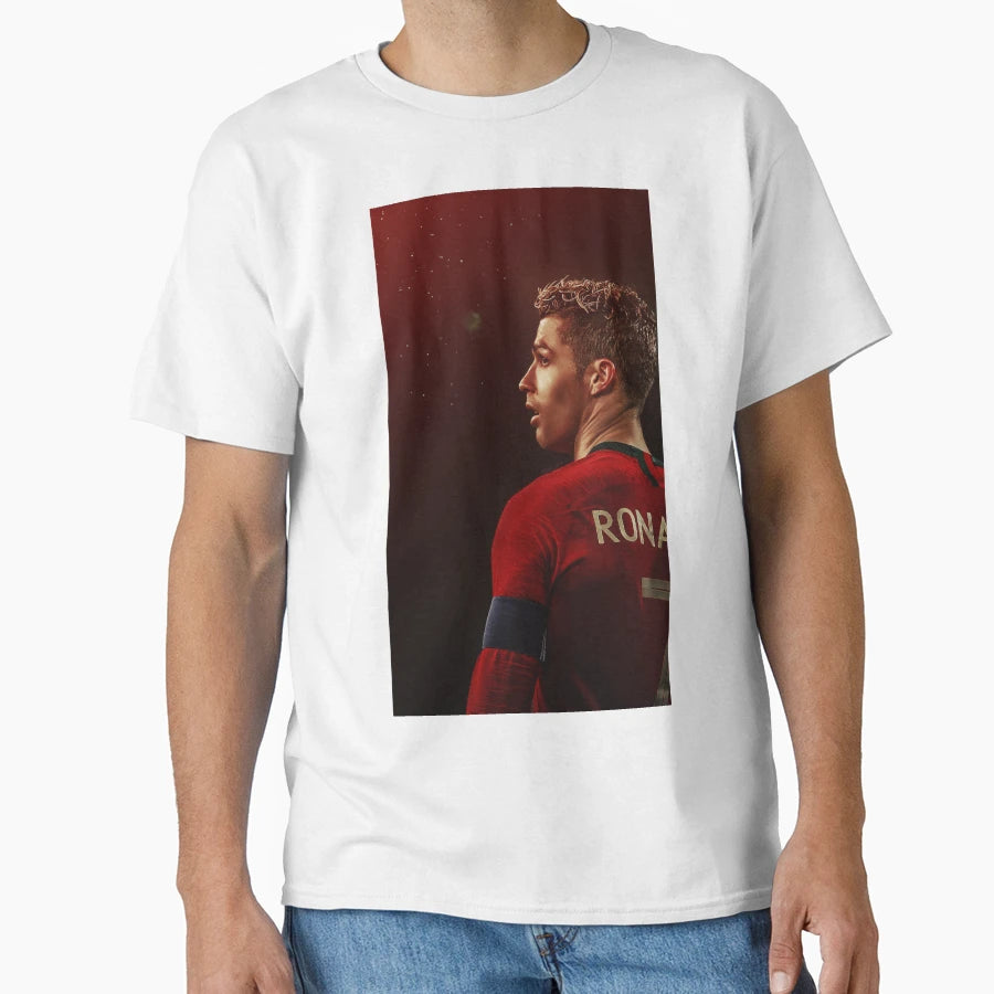 Art Ronaldo Wallpaper T-Shirt - Casual Everyday Wear Unisex - T-Shirt, Sweatshirt, Hoodie