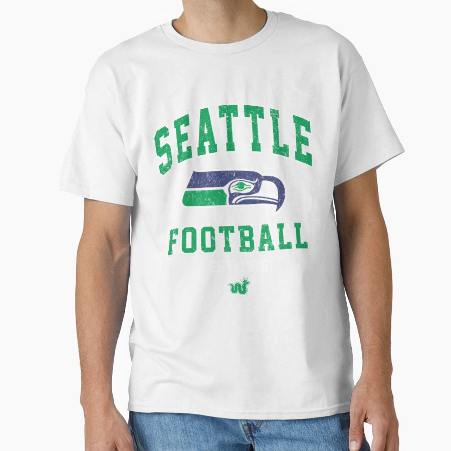 Seattle 12 Sea Hawk Football T-Shirt - Casual Everyday Wear Unisex - T-Shirt, Sweatshirt, Hoodie
