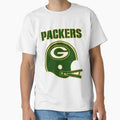 Green Bay Helmet T-Shirt - Aesthetic Graphic Men Women - T-Shirt, Sweatshirt, Hoodie