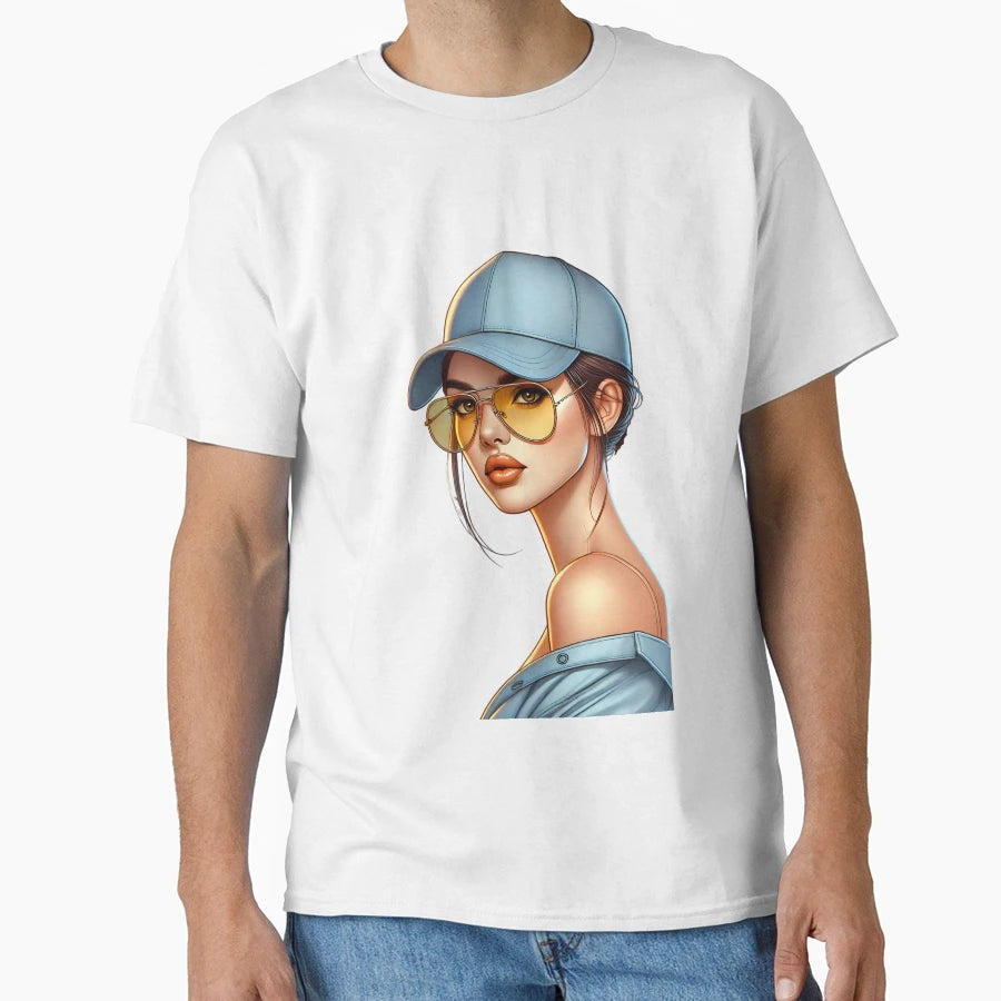 Golden Glance Chic Confident Stylish T-Shirt - Minimalist Print for Adults - T-Shirt, Sweatshirt, Hoodie
