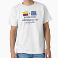 Colombia Vs Dr Congo 23 June 2026 T-Shirt - Minimalist Print Unisex - T-Shirt, Sweatshirt, Hoodie