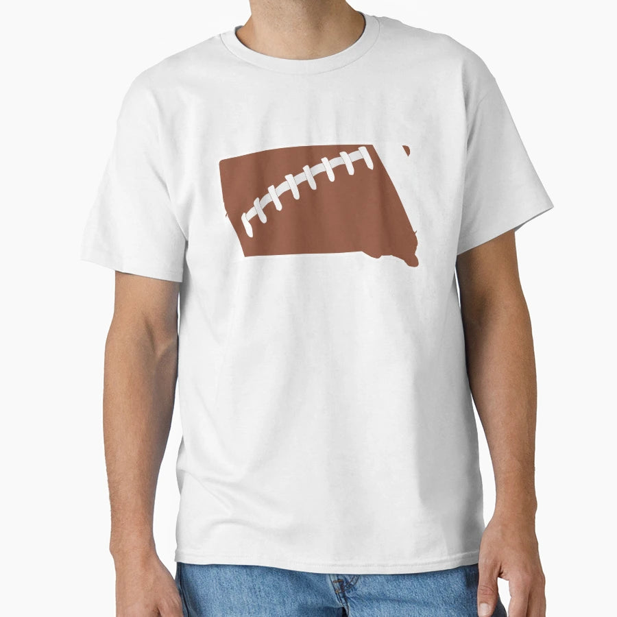 Football South Dakota Fun Football Lover T-Shirt - Unique Graphic Unisex - T-Shirt, Sweatshirt, Hoodie