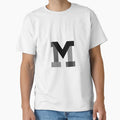 M Letter T-Shirt - Fun Novelty Design for Adults - T-Shirt, Sweatshirt, Hoodie