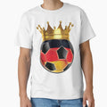 Football Is King Germany T-Shirt - Custom Art Print Men Women - T-Shirt, Sweatshirt, Hoodie