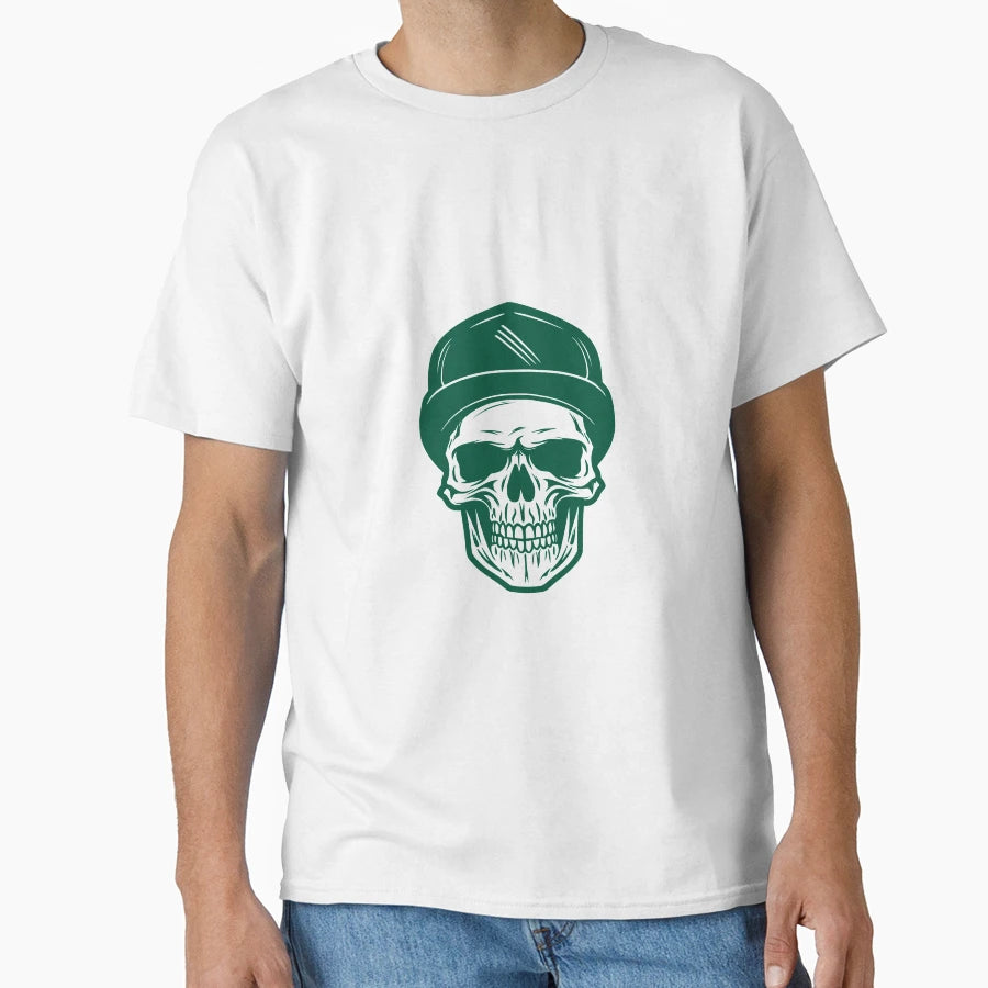 Skull Cap T-Shirt - Aesthetic Graphic Unisex - T-Shirt, Sweatshirt, Hoodie