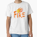 Fire Flame Fire T-Shirt - Custom Art Print for Adults - T-Shirt, Sweatshirt, Hoodie