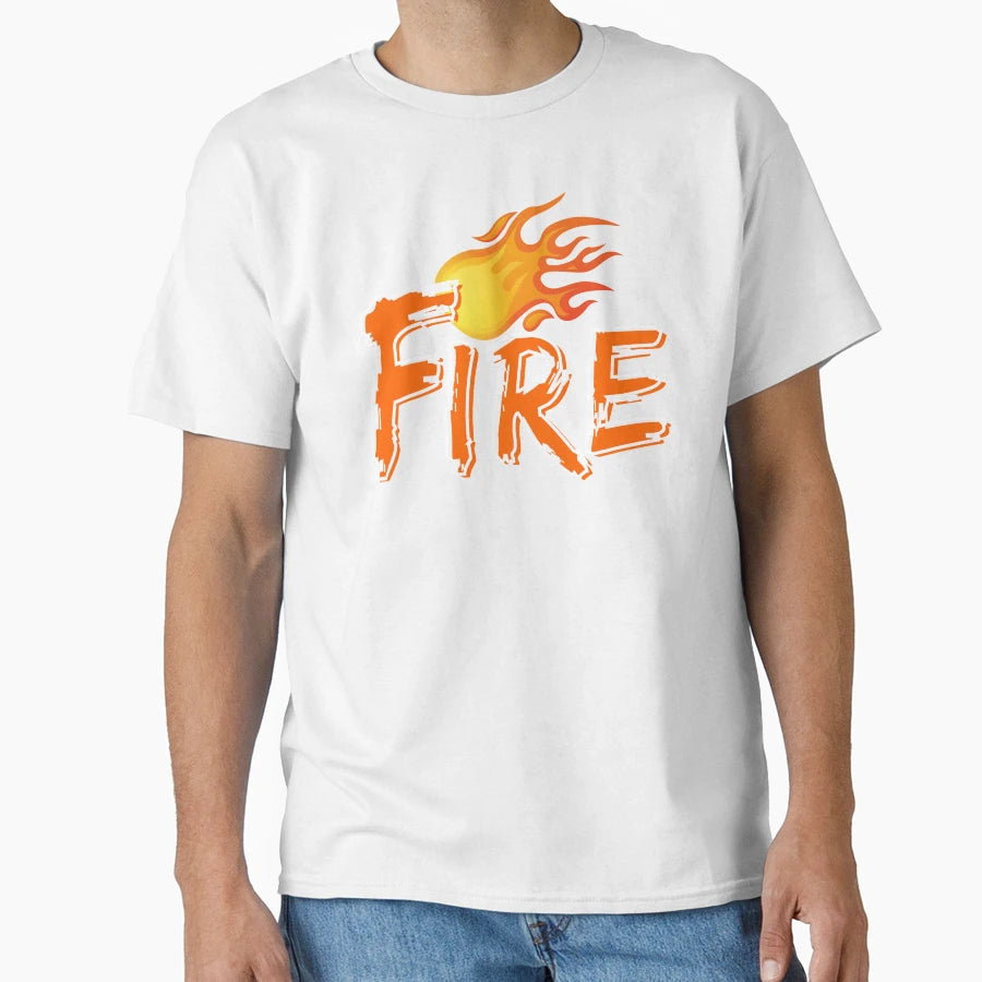 Fire Flame Fire T-Shirt - Custom Art Print for Adults - T-Shirt, Sweatshirt, Hoodie